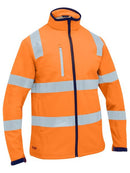 Bisley-Taped Hi Vis Soft Shell Jacket-BJ6058T