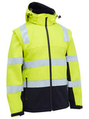 Bisley - Taped Two Tone Hi Vis 3 in 1 Soft Shell Jacket - BJ6078T