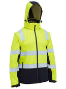 Bisley - Taped Two Tone Hi Vis 3 in 1 Soft Shell Jacket - BJ6078T
