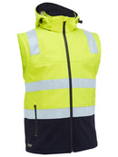 Bisley - Taped Two Tone Hi Vis 3 in 1 Soft Shell Jacket - BJ6078T