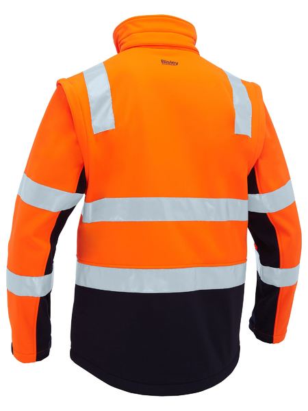 Bisley - Taped Two Tone Hi Vis 3 in 1 Soft Shell Jacket - BJ6078T
