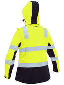 Bisley-Women's Taped Two Tone Hi Vis 3-in-1 Soft Shell Jacket-BJL6078T