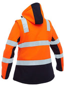 Bisley-Women's Taped Two Tone Hi Vis 3-in-1 Soft Shell Jacket-BJL6078T