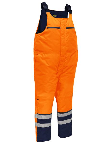 Bisley - Taped Hi Vis Freezer Bib & Brace Coverall - BAB6452T