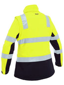 Bisley-Women's Taped Two Tone Hi Vis 3-in-1 Soft Shell Jacket-BJL6078T