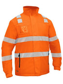 Bisley - Taped Hi Vis Heated Jacket With Hood - BJ6842T