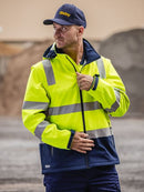 Bisley - Taped Two Tone Hi Vis 3 in 1 Soft Shell Jacket - BJ6078T