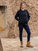 Bisley-Women's Fleece Crew Neck Jumper-BKL6723