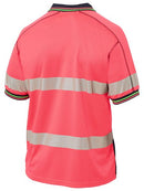 Bisley Taped Hi Vis Polyester Mesh Polo-BK1219T