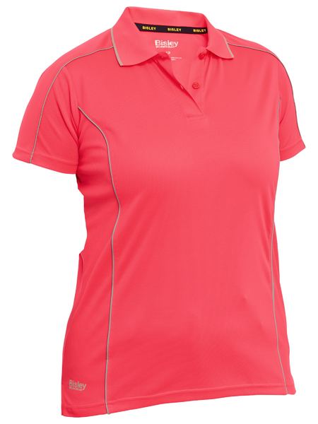 Bisley Womens Cool Mesh Polo Shirt-BKL1425