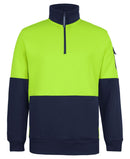 Jb's Wear - 350 Hi Vis 1/2 Zip Trade Fleece - 6CHVF