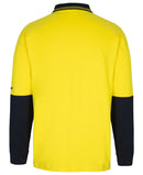 JB's Wear - Hi Vis L/S Cotton Polo - 6CPHL