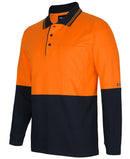 JB's Wear - Hi Vis L/S Cotton Polo - 6CPHL