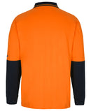 JB's Wear - Hi Vis L/S Cotton Polo - 6CPHL