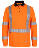 Jb's Wear - Hi Vis L/S NSW/QLD Rail Biomotion X-Back Polo - 6DAQL
