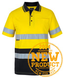 JB's Hi Vis (D+N) S/S Cotton Polo - 6DCPS
