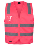 Jb's Wear - Hi Vis (D+N) Zip Safety Vest - 6DNSZ