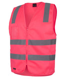 Jb's Wear - Hi Vis (D+N) Zip Safety Vest - 6DNSZ