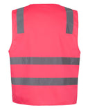 Jb's Wear - Hi Vis (D+N) Zip Safety Vest - 6DNSZ