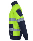 Jb's Wear - 350G Hi Vis (D+N) 1/2 Zip Trade Fleece - 6DNVF