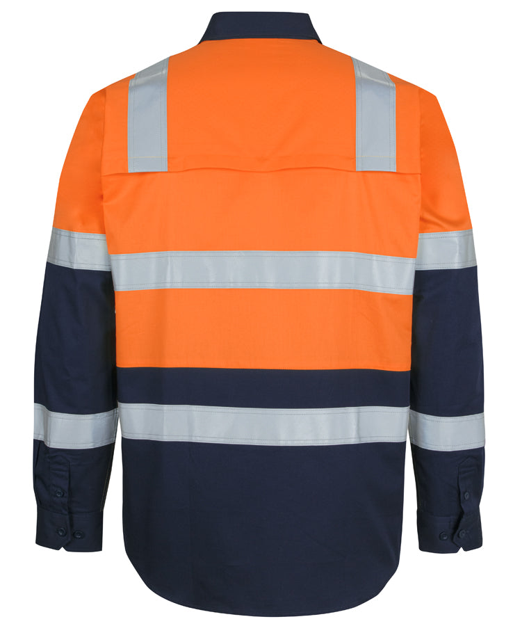 Jb's Wear - Hi Vis (D+N) L/S 150G Level 3 Work Shirt - 6DNW3