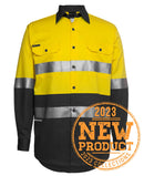 Jb'S Wear Hi Vis L/S (D+N) 150G Work Shirt 6DNWL-A