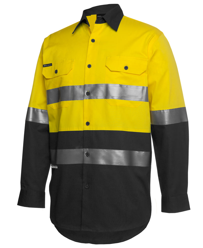 Jb'S Wear Hi Vis L/S (D+N) 150G Work Shirt 6DNWL-A