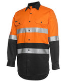 Jb'S Wear Hi Vis L/S (D+N) 150G Work Shirt 6DNWL-A