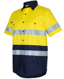 Jb's Wear - Hi Vis (D+N) S/S 150G Work Shirt - 6DNWS