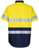 Jb's Wear - Hi Vis (D+N) S/S 150G Work Shirt - 6DNWS