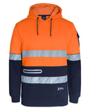 Jb's Wear - 450G Hi Vis Pull Over Hooeie With Fragmented Tape - 6DPFP