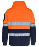 Jb's Wear - 450G Hi Vis Pull Over Hooeie With Fragmented Tape - 6DPFP
