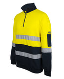 Jb's Wear - Hi Vis 310 (D+N) Cotton 1/2 Zip Fleece - 6DVFM