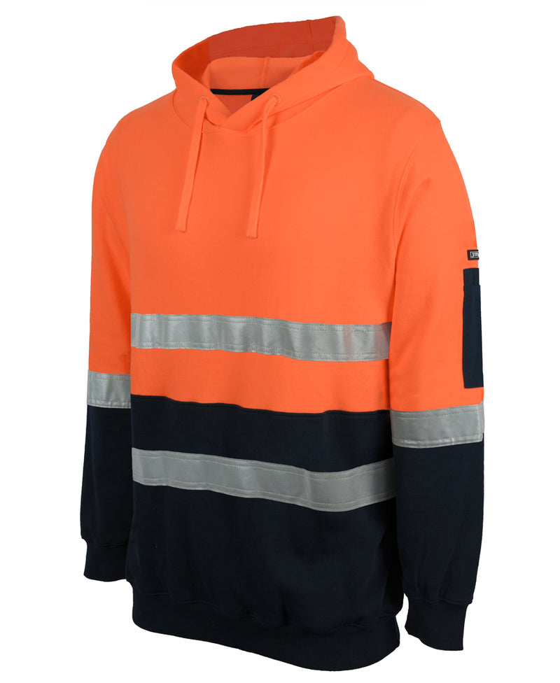 Jb's Wear - Hi Vis D+N 310 Cotton Pullover Fleece Hoodie - 6DVPM