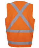 JB's Wear - Nsw/Qld Rail (D+N) Zip X-Back Safety Vest - 6DVQV