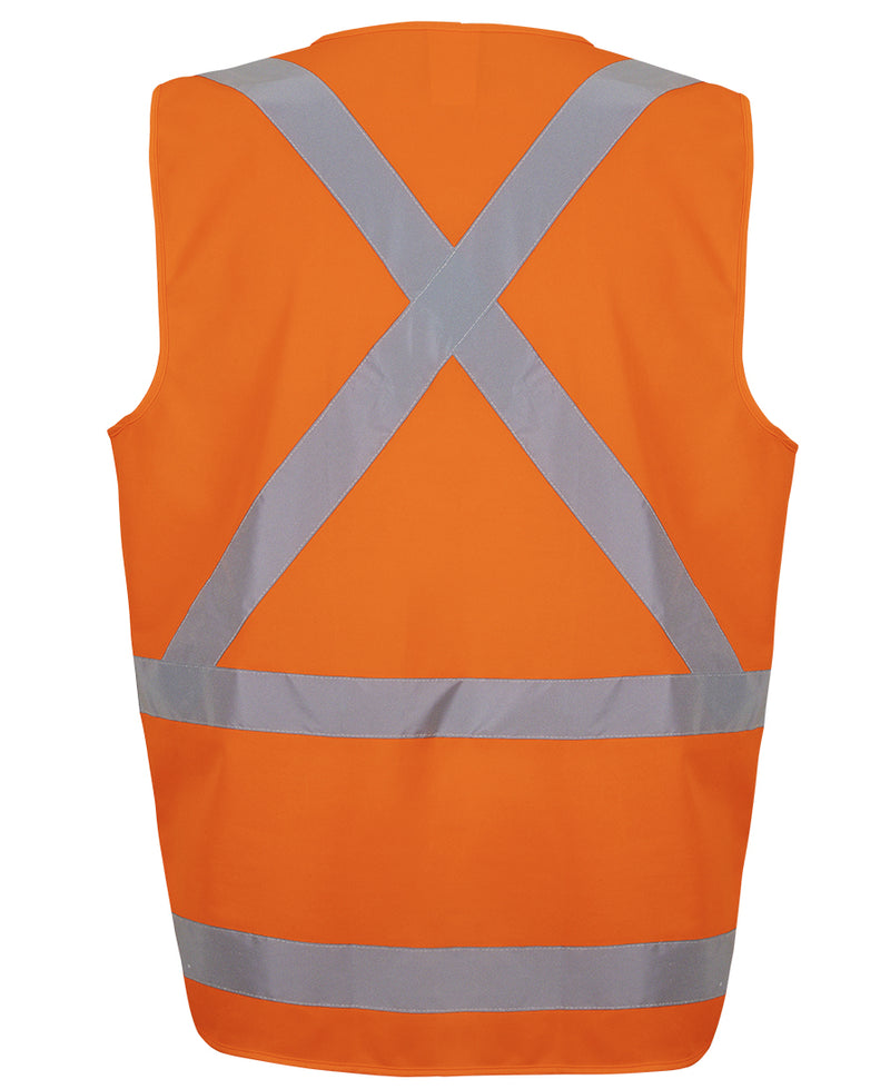 JB's Wear - Nse/Qld Rail (D+N) Zip X-Back Safety Vest - 6DVQV