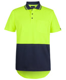 Jb's Wear - Hi Vis S/S Drop Tail Polo - 6HDS