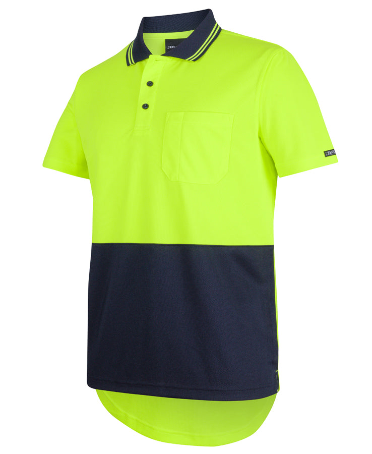 Jb's Wear - Hi Vis S/S Drop Tail Polo - 6HDS