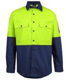 Jb's Wear - Hi Vis Class F Ripstop L/S Work Shirt - 6HRFL