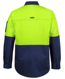 Jb's Wear - Hi Vis Class F Ripstop L/S Work Shirt - 6HRFL