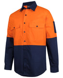 Jb's Wear - Hi Vis Class F Ripstop L/S Work Shirt - 6HRFL