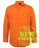 Jb's Wear - Hi Vis Class F Ripstop L/S Work Shirt - 6HRFL
