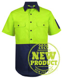 Jb's Wear - Hi Vis Class F Ripstop S/S Work Shirt - 6HRFS