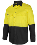JB's Wear-Hi Vis L/S Stretch Work Shirt - 6HSWL