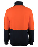 Jb's Wear - Hi Vis 310 Cotton 1/2 Zip Fleece - 6HVFM