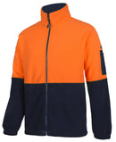 Jb's Wear - Hi Vis Full Zip Polar Fleece - 6HVPF