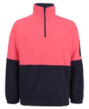Jb's Wear - Hi Vis 1/2 Zip Polar Fleece - 6HVPF