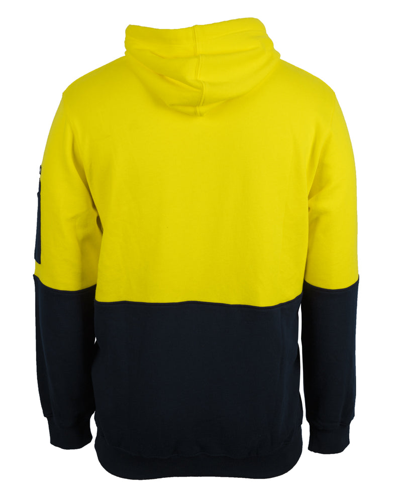 Jb's Wear - Hi Vis 310 Cotton Pull OverFleece Hoodie - 6HVPM