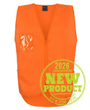 Jb's Wear - Hi Vis Zip Drop Tail Safety Vest - 6HVSW