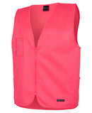 Jb's Wear - Hi Vis Zip Safety Vest - 6HVSZ